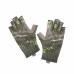 Перчатки для рыбалки летние Aquatic UPF50+ (цвет: camo dark, размер L/XL) ПЧ-05 L/XL
