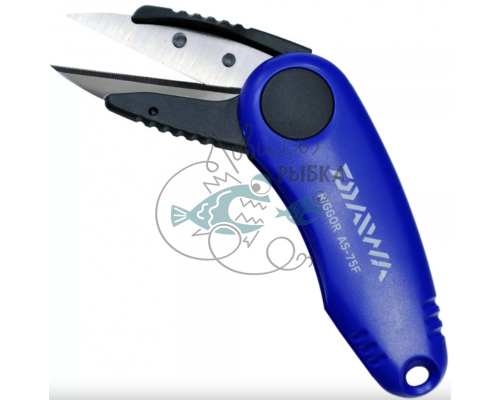 Ножницы Daiwa Rigor AS-75F Blue/Grey 4910108