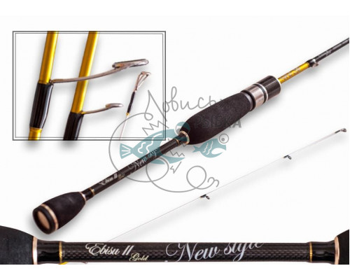 Спиннинг Ebisu II Gold SG602SUL Nano Jig new style (0.5-3g 183cm 0.15-0.4 PE 80g)