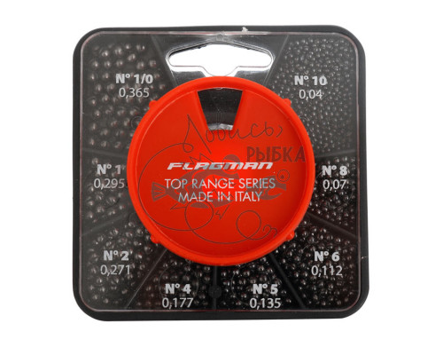 Набор грузил № 10-8-6-5-4-2-1-1/0 - 175gr  MADE IN ITALY, MMI0008