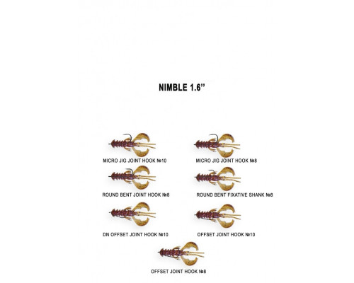 Nimble 1.6ʺ 49-40-13d-6 кальмар 9 шт