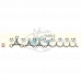 Вертлюг трехсторонний 3-way swivels ВК №8 10 шт. Sw-1003-008