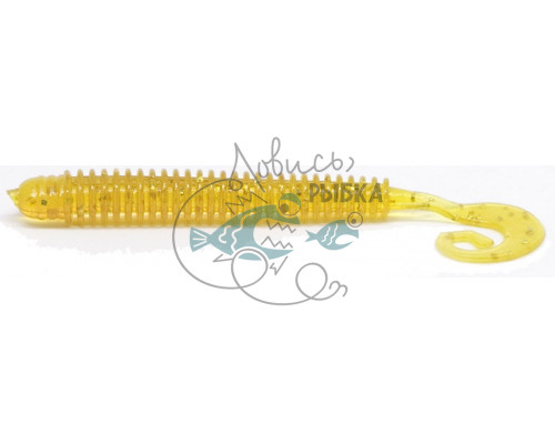 Силикон Reins G-Tail Saturn 3.5ʺ 430 Motor Oil Gold FLK (12 шт/уп.)