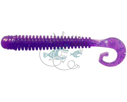 Силикон Reins G-Tail Saturn 4ʺ 567 Lilac Silver & Bluer Flake (12 шт/уп.)