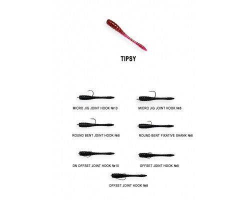 Tipsy 2ʺ 9-50-15-6 кальмар 8 шт