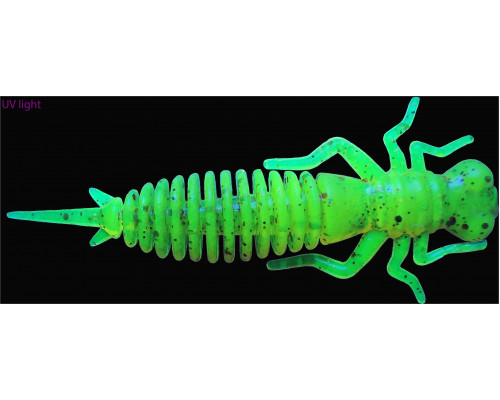 Посейдон.CLUB Larva (машинка chartreuse) 2ʺ (реплика) 22шт упак.