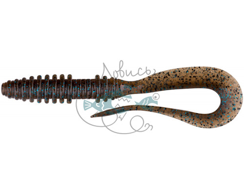 Силикон Keitech Mad Wag Slim 4.5ʺ (9 шт/упак) ц:207 green pumpkin pp. flk 1551.09.67