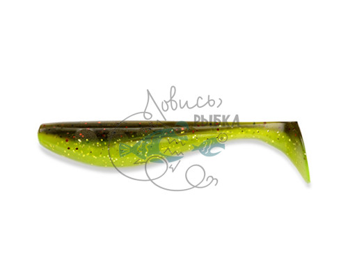 Wizzle Shad 3ʺ (8шт), #203 - Green Pumpkin/Flo Chartreuse 10010142