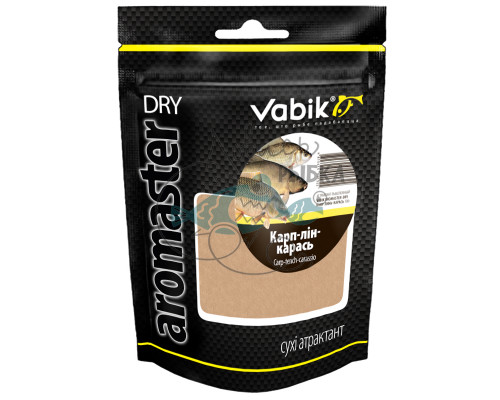 Аттрактант Vabik AROMASTER-DRY Карп-Линь-Карась 100г