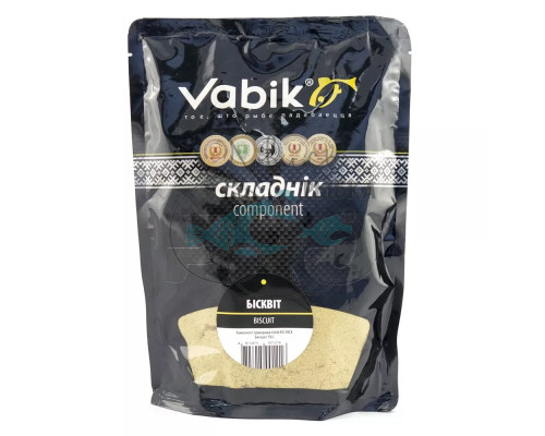 Компонент прикормки Vabik BIG PACK Бисквит 750г