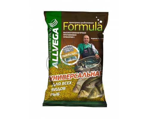 Прикормка ALLVEGA ʺFormula Universal Big Fishʺ 0,9кг (УНИВЕРСАЛЬНАЯ КРУПНАЯ РЫБА)