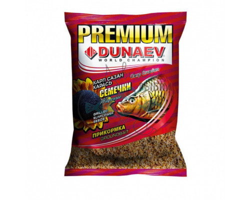 Прикормка ʺDUNAEV-PREMIUMʺ 1кг Карп-Сазан Жареная семечка FLZ015