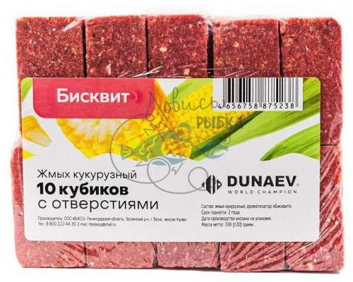 Жмых DUNAEV кукурузный Бисквит 300г. DLV020