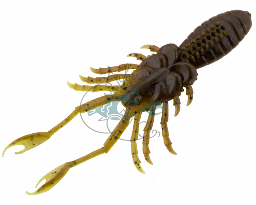 Приманка Bait Breath eX-Rider Shrimp Jr. Finesse Spec (6шт.) (#120 Green Pumpkin/Seed)