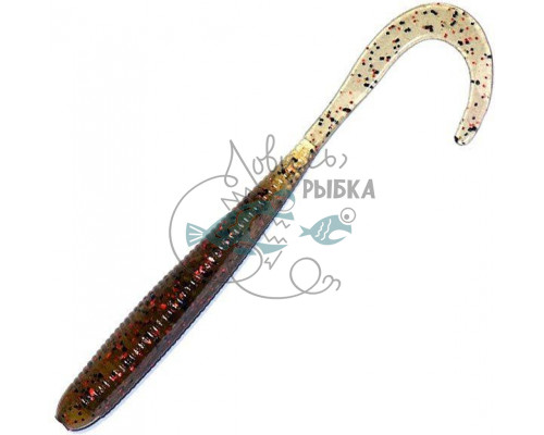 Приманка Bait Breath U30 Fish Curly 2.5ʺ (8шт.) (#142 Green Pumpkin/Black・Red Flake)