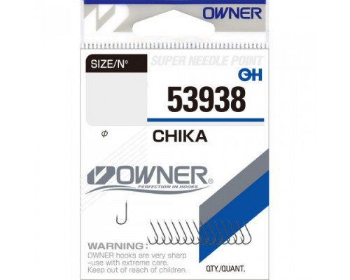 Крючки ʺOWNERʺ Chika BC №12 14шт 53938-12