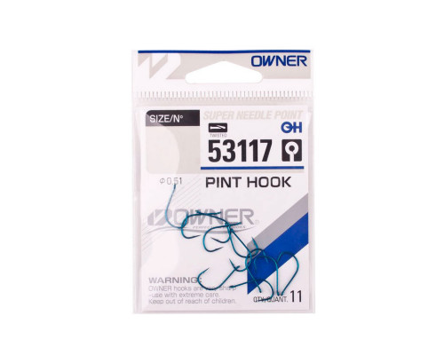 Крючки ʺOWNERʺ Pint Hook blue №10 12шт 53117-10
