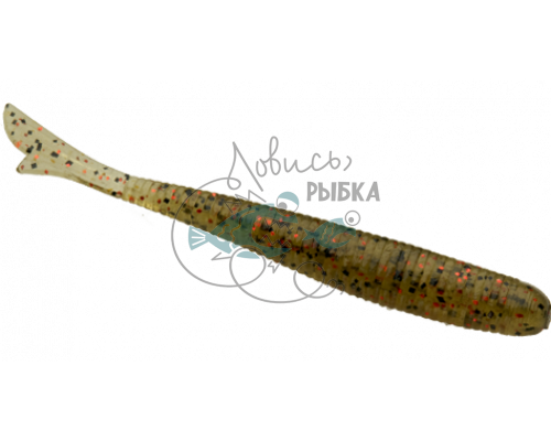 Приманка Bait Breath U30 Fish Tail 2ʺ (10шт.) (142 Green Pumpkin/Black・Red Flake)