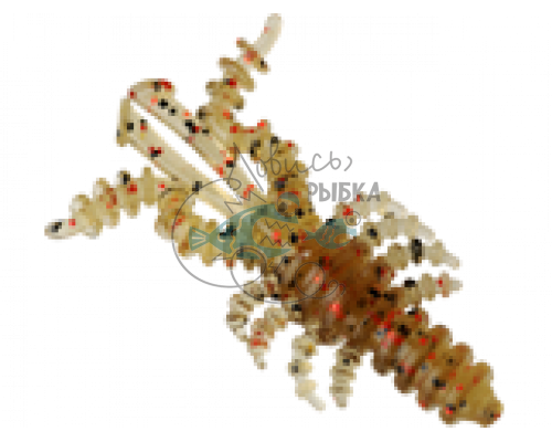 Приманка Bait Breath U30 Mosya 1.5ʺ (14шт.) (#142 Green Pumpkin/Black・Red Flake)