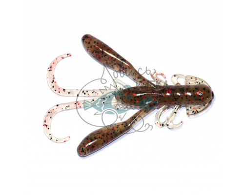 Приманка Bait Breath U30 Rush Craw 3.5ʺ (6шт.) (#142 Green Pumpkin/Black/Red Flake)