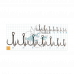 Round treble hook ST-36 #8 RED K-2504-008
