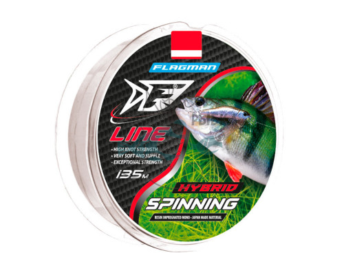 Леска FLAGMAN F-LINE SPINNING 135м 0,22мм 22135-022
