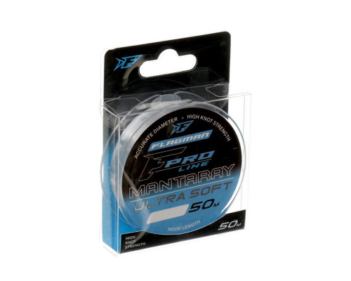 Леска FLAGMAN MANTARAY ULTRA SOFT 50м 0,10мм MUS_0,1