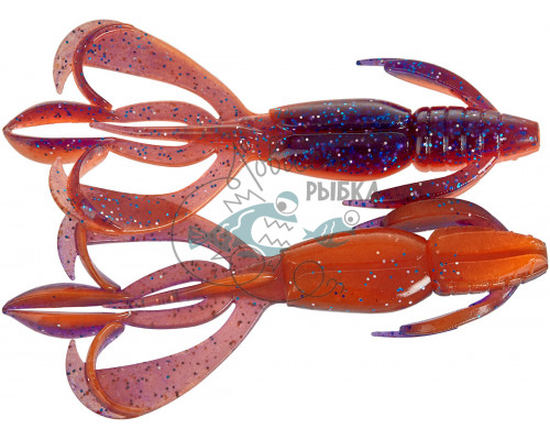 Силикон Keitech Crazy Flapper 4.4ʺ (6 шт/упак) ц:pal#09 violet fire 1551.10.74