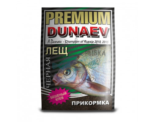 Прикормка ʺDUNAEV-PREMIUMʺ 1кг Лещ Черная FLZ036