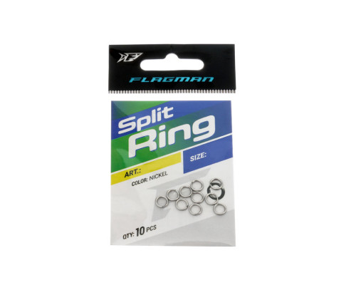 Кольца заводные Flagman Split Ring №6 10шт FSRT-06