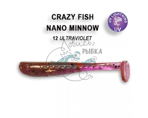 Nano minnow 1.6ʺ 6-40-12-6 кальмар 8 шт