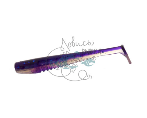 Силикон Flagman Icon 3ʺ #0531 Violet/Pearl White, FI30-0531