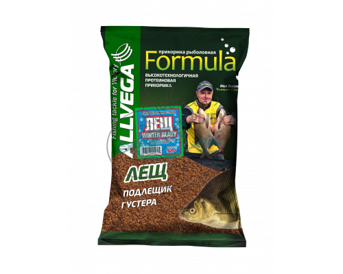 Прикормка зимняя готовая ALLVEGA ʺFormula Winter Readyʺ 0,9кг (ЛЕЩ)