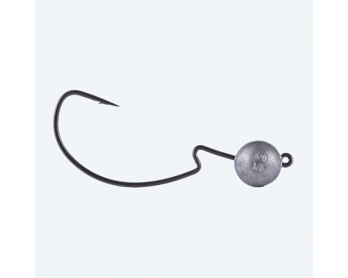 Джиг-головка BKK офсет Silent Chaser - 1X - EWG Round Head, (A-EA-1659) #4/0, 1/2oz 14g (3шт)