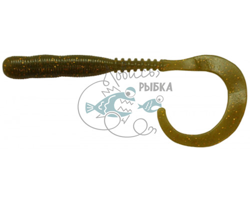 Силикон Reins Curly Curly 035 Green Sparkle (15 шт/уп.) 1552.00.36