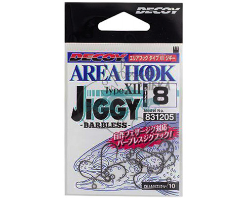 Крючок Decoy AH-12 Area Hook Jiggy 06, 10 шт/уп 1562.08.75