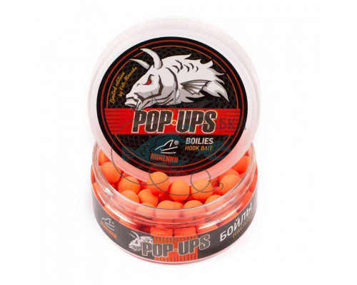 Бойлы плавающие MINENKO STRAWBERRY (Fluo) Pop-Up 12мм 5536