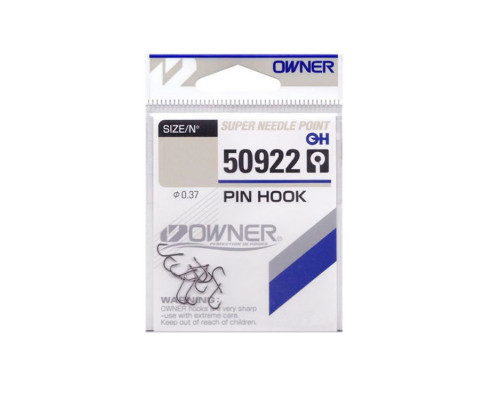 Крючки ʺOWNERʺ Pin Hook BC №18 13шт 50922-18