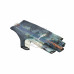 Перчатки для рыбалки летние Aquatic UPF50+ (цвет: pike camo blue, размер L/XL) ПЧ-06 L/XL