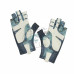 Перчатки для рыбалки летние Aquatic UPF50+ (цвет: pike camo blue, размер S/M) ПЧ-06 S/M