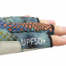 Перчатки для рыбалки летние Aquatic UPF50+ (цвет: pike camo blue, размер S/M) ПЧ-06 S/M