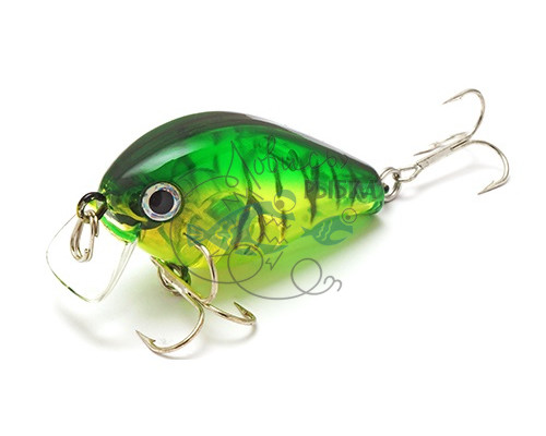 Воблер Lucky Craft Clutch 42F SR_5412 Lime Chart Tiger 905 (6,6гр. 0,6м)