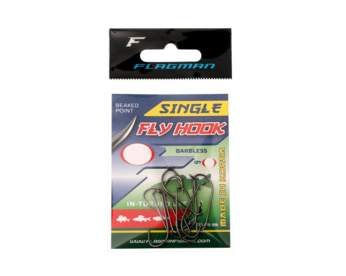 Крючок Flagman Fly Hook №6 10шт FFH-06