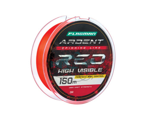 Леска Flagman Ardent Red 150м 0,30мм 11,8кг/26lb FL02150030
