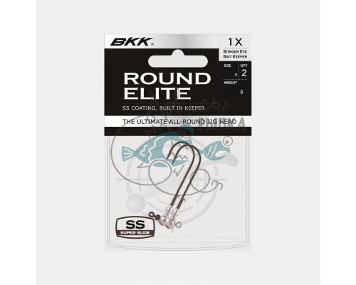 Джиг-головка BKK Round Elite-Stinger Eye Bait Keeper (A-EA-3422) - 10g #10/0 (2шт)