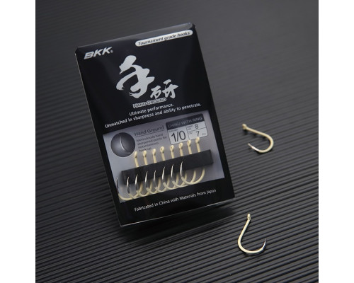Крючок одинарный BKK Iseama-R Hand Ground (A-BI-0716) #A 6 (E 7) (8шт) кольцо
