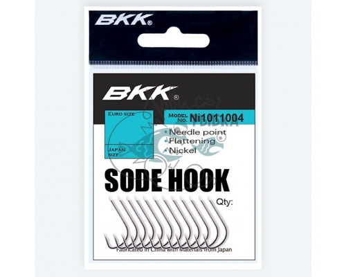 Крючок одинарный BKK Sode Diamond (A-BS-0116) #A 7 (E 10) (12шт) лопатка