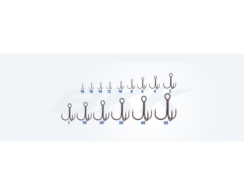 Крючок тройной BKK Spear 21-SS/Fangs BT621 SS (A-ET-6112) #16