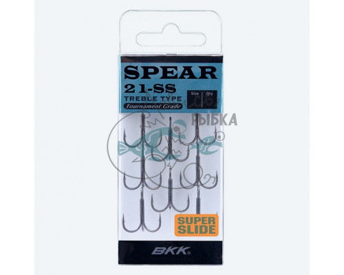 Крючок тройной BKK Spear 21-SS/Fangs BT621 SS (A-ET-6122) #6