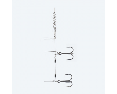 Оснастка стингер BKK для силикона BB Trigger 21 (Stinger Rig) (A-EU-0114) #4/0